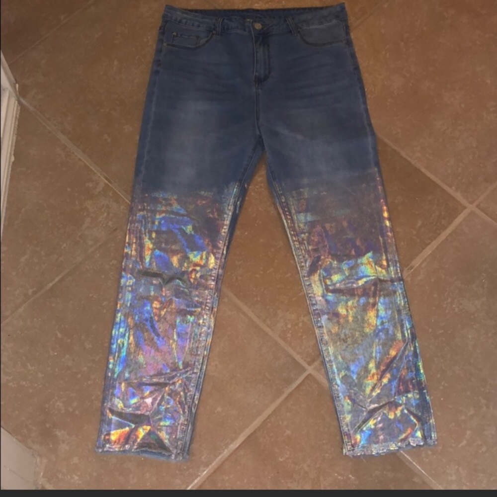 Gianni bini skinny jeans shiny XS